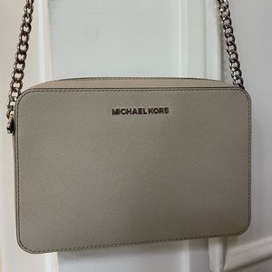 Michael Kors Leather Jet Set East West Crossbody